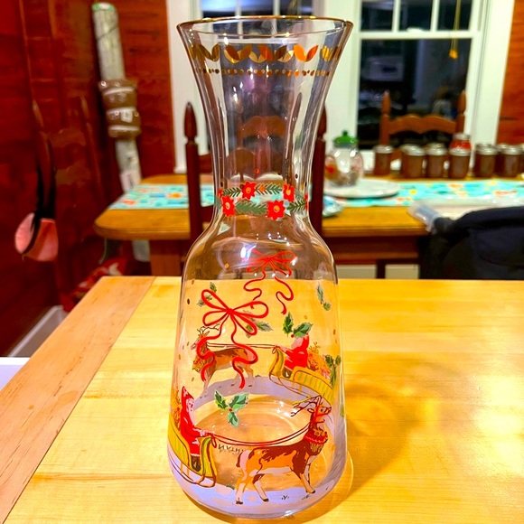 Anthropologie Santa sleigh pitcher - Picture 1 of 3